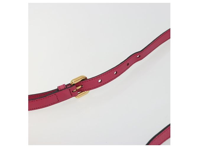 Saffiano Borsa a tracolla PRADA in pelle Safiano Pink Gold 1BD163 Auth am11957M Rosa D'oro - vista 9