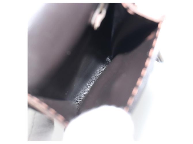 LOUIS VUITTON Utah Porte Cles Badge Pouch Leather Brown M92539 LV Auth bs35889 Castaño - vista 11