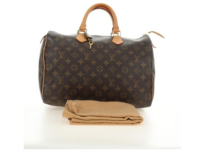 LOUIS VUITTON Monogram Speedy 35 Handtasche M41524 LV Auth am12023V Monogramm - Ansicht 12