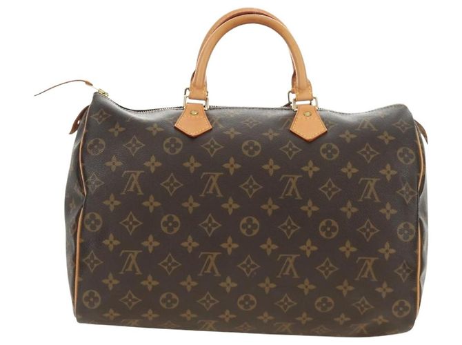 LOUIS VUITTON Monogram Speedy 35 Handtasche M41524 LV Auth am12023V Monogramm - Ansicht 2