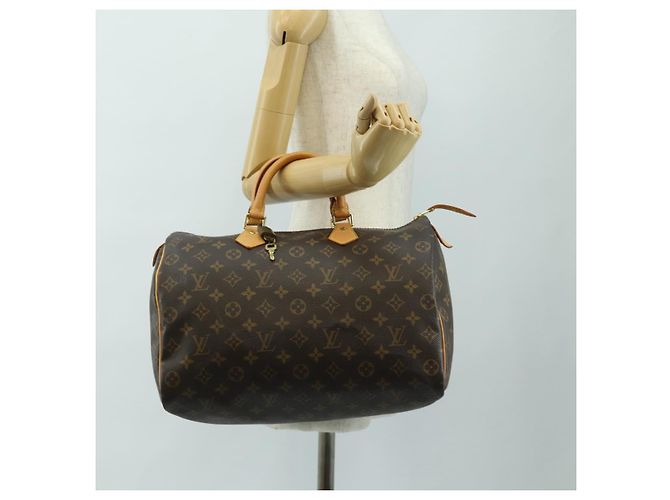 LOUIS VUITTON Monogram Speedy 35 Handtasche M41524 LV Auth am12023V Monogramm - Ansicht 25