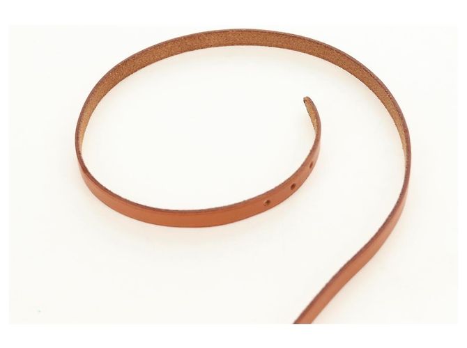 Hermès Bracciale HERMES Appi 3 in pelle marrone argento Auth bs35862M - vista 11