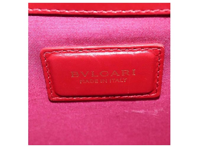Bulgari Bvlgari Signature Leather Medium Rouge - vue 6