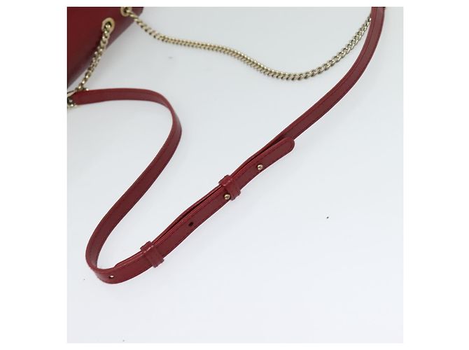 Bulgari Bvlgari Signature Leather Medium Rouge - vue 7