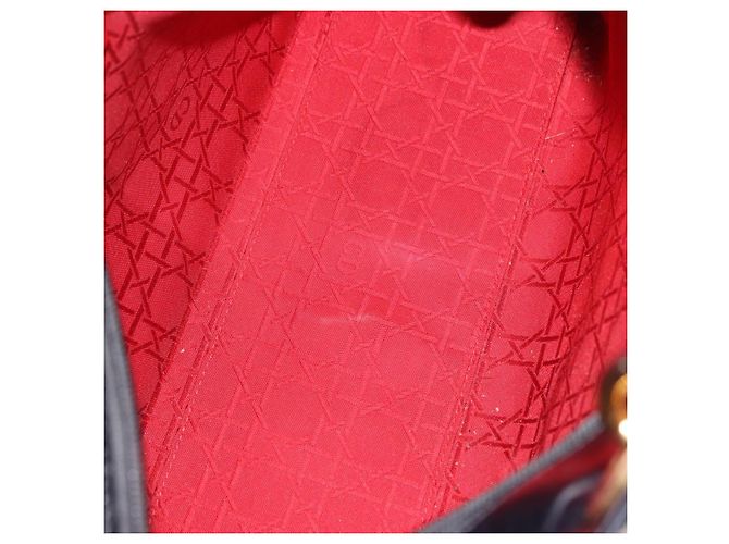 Bolso Christian Dior de charol negro y oro Auténtico bs35940 Dorado - vista 20