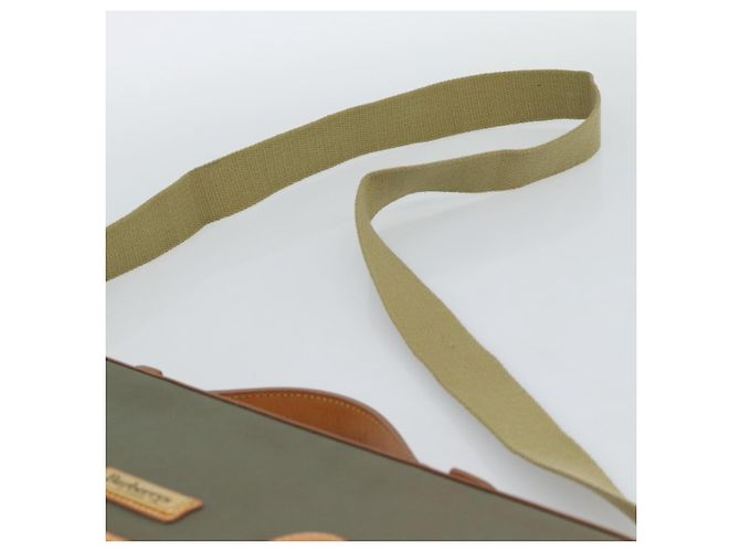 Borsa Business Burberrys Canvas 2way Marrone Oro Auth bs35965 D'oro - vista 10