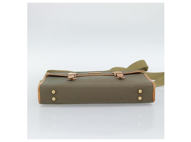 Borsa Business Burberrys Canvas 2way Marrone Oro Auth bs35965 D'oro - vista 11