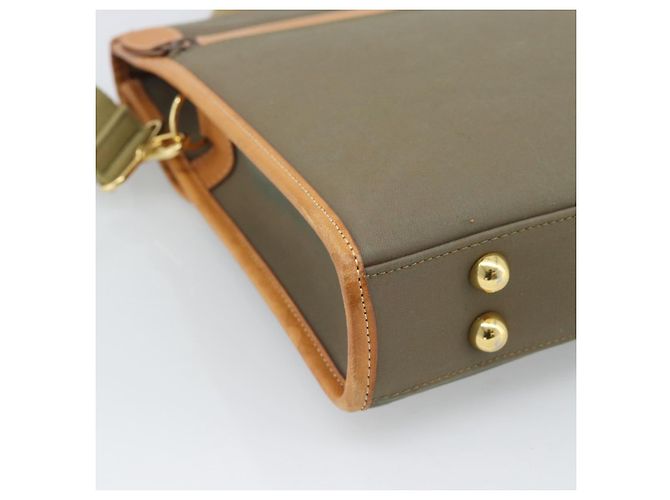 Borsa Business Burberrys Canvas 2way Marrone Oro Auth bs35965 D'oro - vista 15