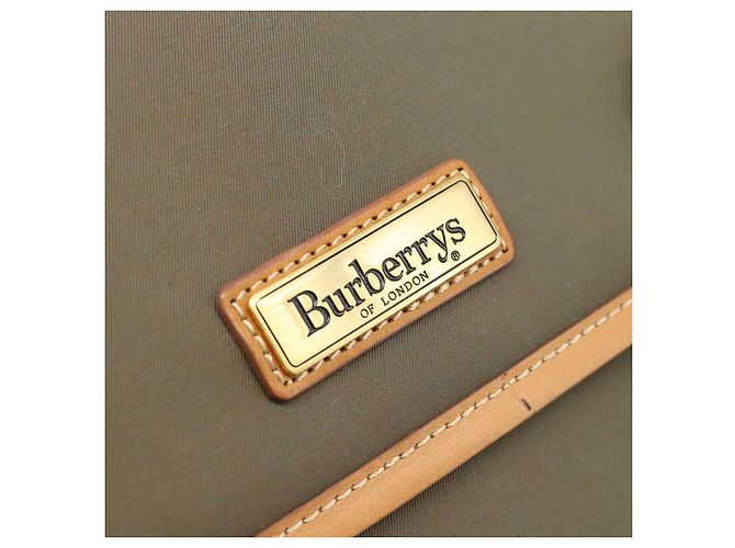 Borsa Business Burberrys Canvas 2way Marrone Oro Auth bs35965 D'oro - vista 16