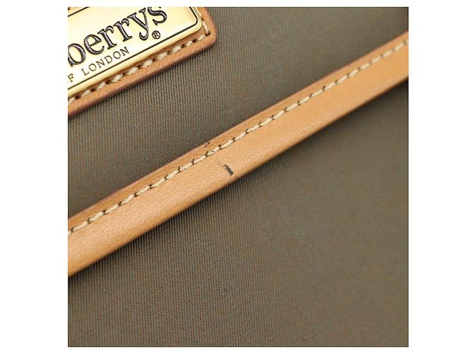 Borsa Business Burberrys Canvas 2way Marrone Oro Auth bs35965 D'oro - vista 17