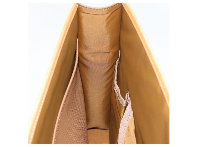 Borsa Business Burberrys Canvas 2way Marrone Oro Auth bs35965 D'oro - vista 22