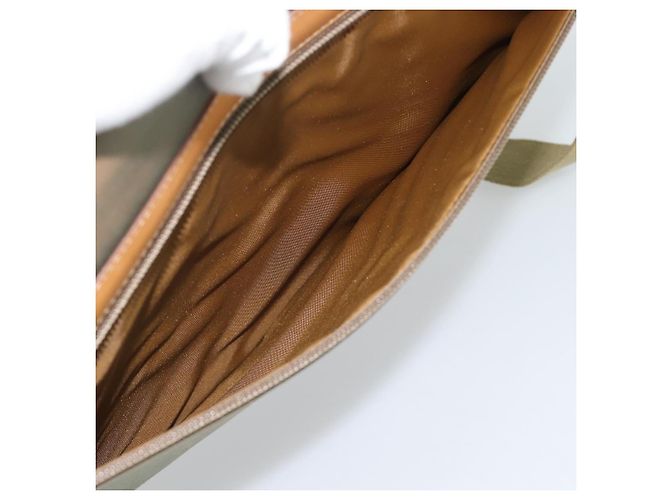 Borsa Business Burberrys Canvas 2way Marrone Oro Auth bs35965 D'oro - vista 25