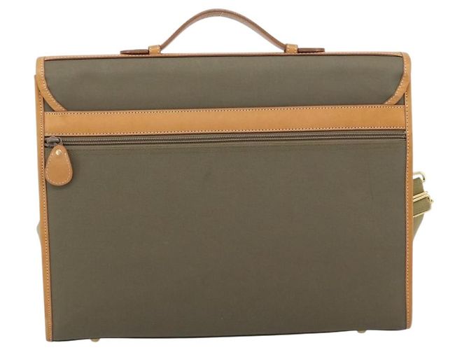 Borsa Business Burberrys Canvas 2way Marrone Oro Auth bs35965 D'oro - vista 3