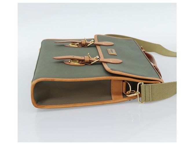 Borsa Business Burberrys Canvas 2way Marrone Oro Auth bs35965 D'oro - vista 5