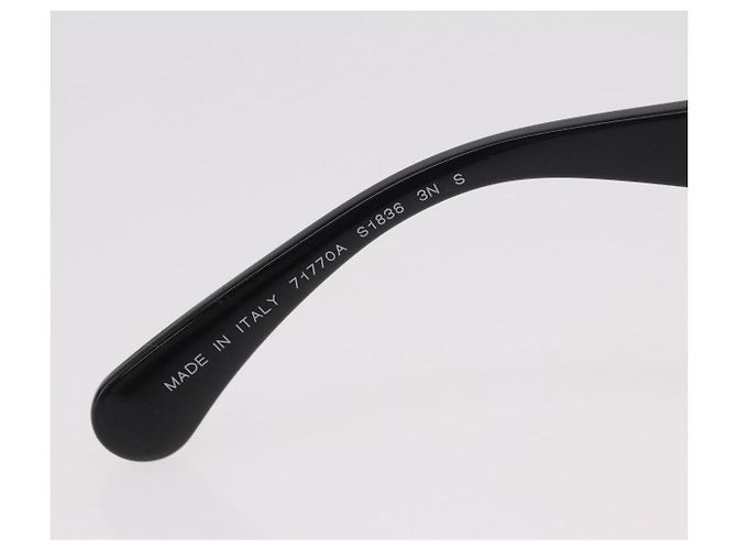 Occhiali da sole CHANEL metallo Nero CC Auth 189755M - vista 13