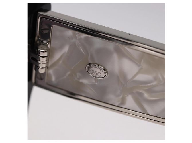Occhiali da sole CHANEL metallo Nero CC Auth 189755M - vista 14