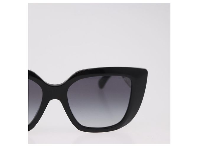 Occhiali da sole CHANEL metallo Nero CC Auth 189755M - vista 5