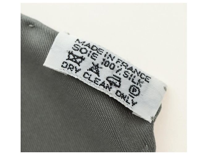 Hermès HERMES Carré 90 Schal "La Magie" Seide Grau Authentisch hk3928M Braun - Ansicht 14