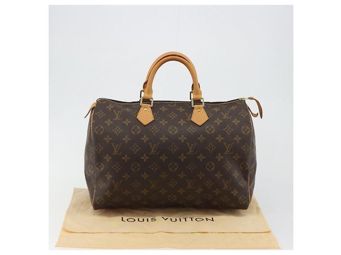 LOUIS VUITTON Borsa Monogram Speedy 35 M41524 LV Auth BA13692V Monogramma - vista 12