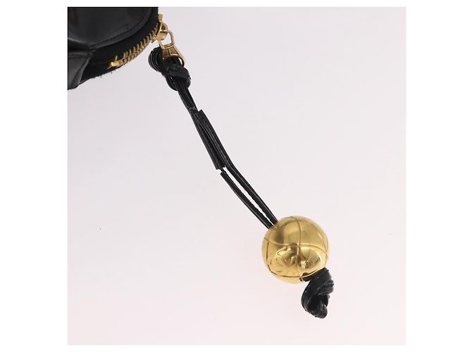 CHANEL Chain Tote Bag aus Lackleder Schwarz Gold CC Auth BA13602A Golden - Ansicht 14