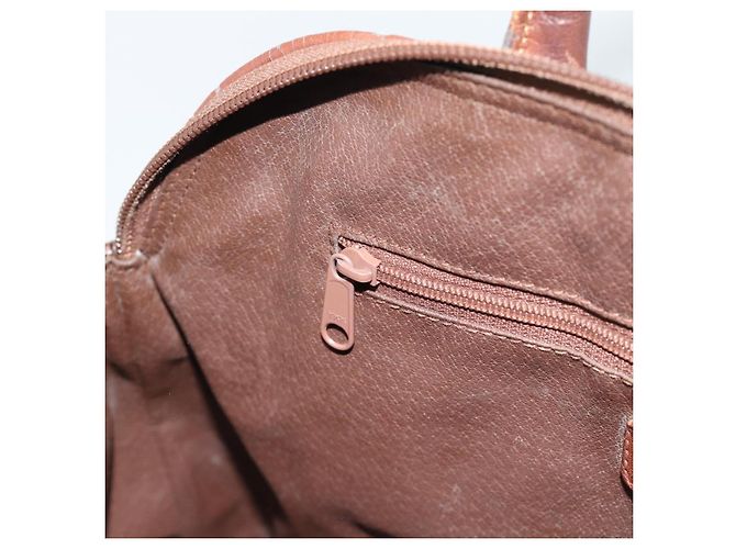 Borsa a mano Burberrys Nova Check PVC Beige Oro Auth ep15040 D'oro - vista 20