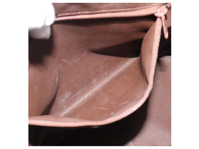 Borsa a mano Burberrys Nova Check PVC Beige Oro Auth ep15040 D'oro - vista 21
