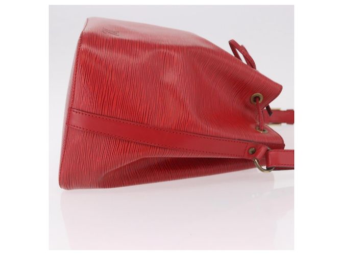 Borsa a Spalla LOUIS VUITTON Epi Petit Noe Rosso M44107 LV Auth 189153 - vista 3