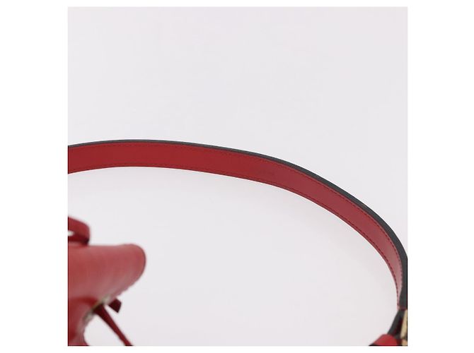 Borsa a Spalla LOUIS VUITTON Epi Petit Noe Rosso M44107 LV Auth 189153 - vista 8
