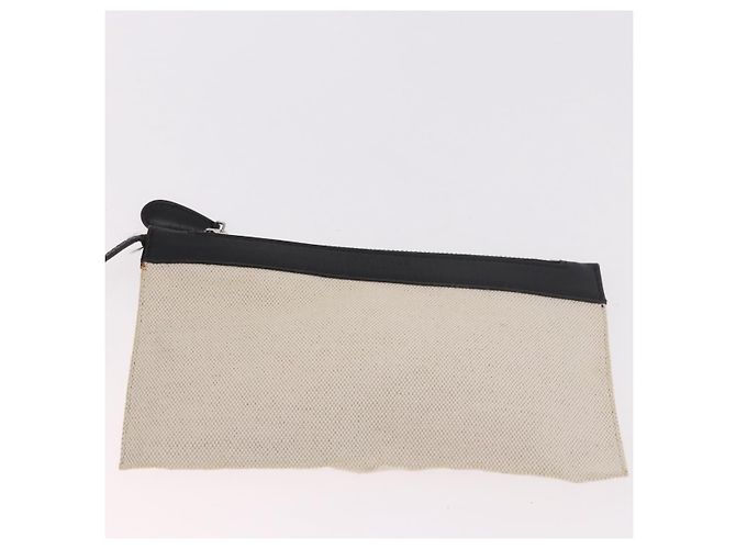 BALENCIAGA Cabas M Tote Bag Navy aus Canvas und Leder Ivory Silver 339933 Auth 190340 - Ansicht 19