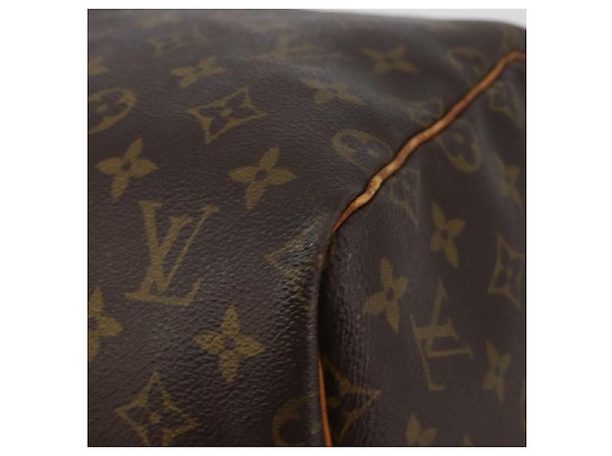 LOUIS VUITTON Borsa Boston Monogram Keepall 55 M41424 LV Auth ka4967 Monogramma - vista 14