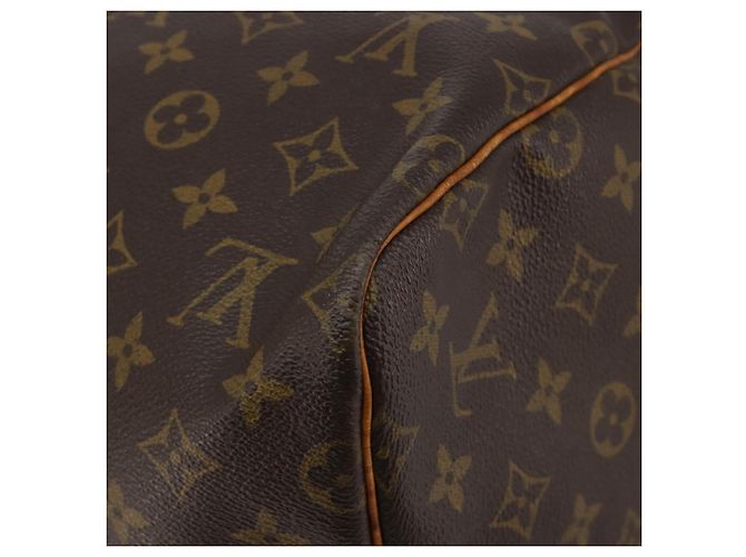 LOUIS VUITTON Borsa Boston Monogram Keepall 55 M41424 LV Auth ka4967 Monogramma - vista 16
