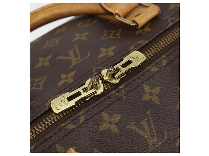 LOUIS VUITTON Borsa Boston Monogram Keepall 55 M41424 LV Auth ka4967 Monogramma - vista 18