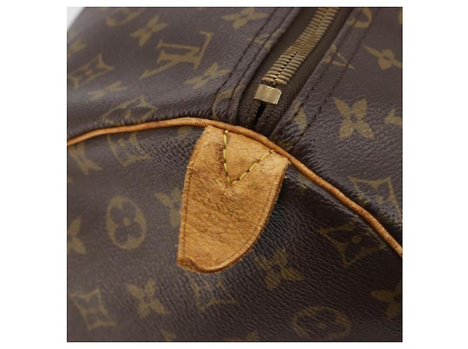 LOUIS VUITTON Borsa Boston Monogram Keepall 55 M41424 LV Auth ka4967 Monogramma - vista 19