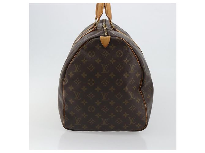LOUIS VUITTON Borsa Boston Monogram Keepall 55 M41424 LV Auth ka4967 Monogramma - vista 4