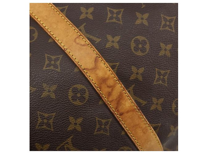 LOUIS VUITTON Borsa Boston Monogram Keepall 55 M41424 LV Auth ka4967 Monogramma - vista 9