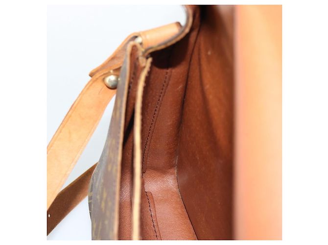 LOUIS VUITTON Borsa a Spalla Monogram Cartouchiere GM M51252 LV Auth 189855 Monogramma - vista 20