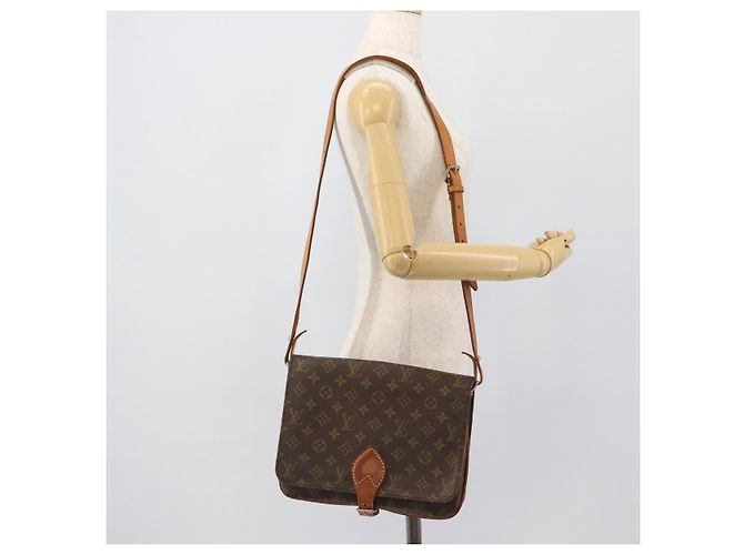 LOUIS VUITTON Borsa a Spalla Monogram Cartouchiere GM M51252 LV Auth 189855 Monogramma - vista 22