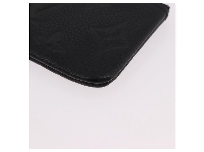 LOUIS VUITTON Monogram Empreinte Pochette Cles Purse Black M28796 Auth 189015V Negro - vista 15