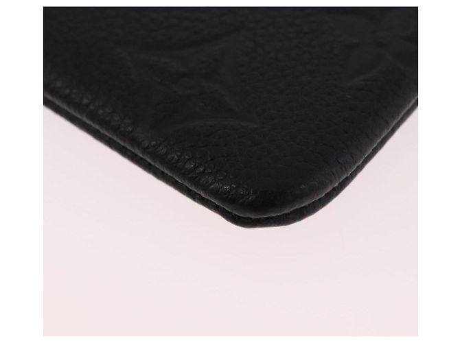 LOUIS VUITTON Monogram Empreinte Pochette Cles Purse Black M28796 Auth 189015V Negro - vista 16