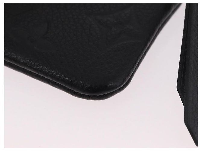 LOUIS VUITTON Monogram Empreinte Pochette Cles Purse Black M28796 Auth 189015V Negro - vista 17