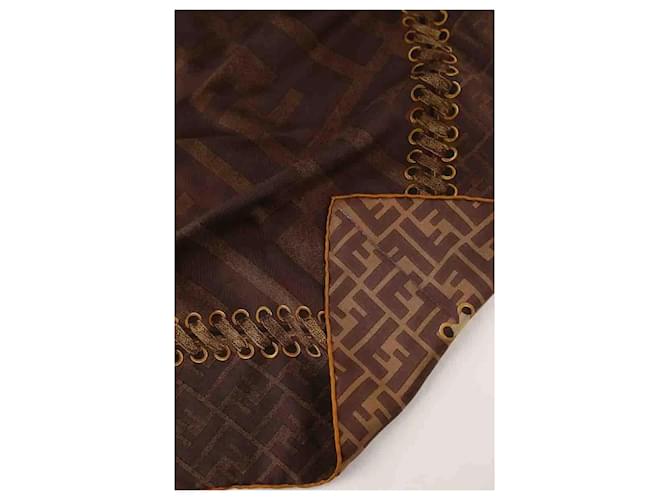 Fendi Carré marrone - vista 5