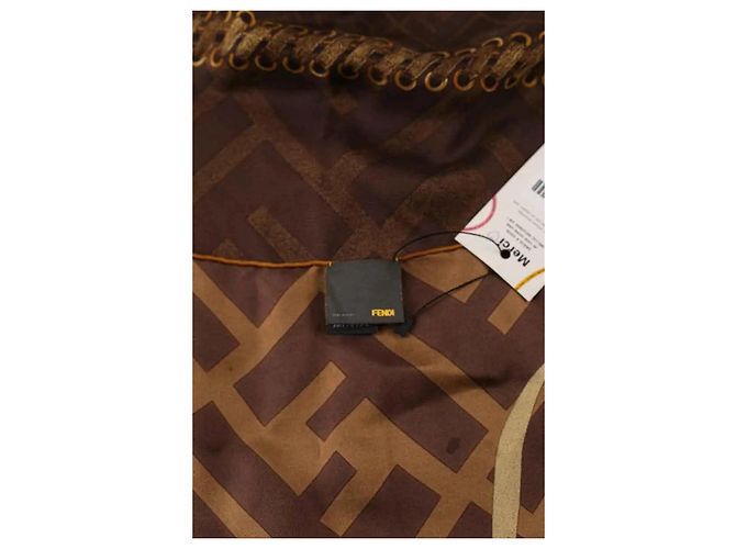 Fendi Carré marrone - vista 6