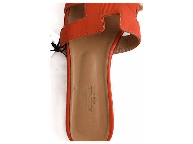 Hermès Sandali arancioni Arancione - vista 5
