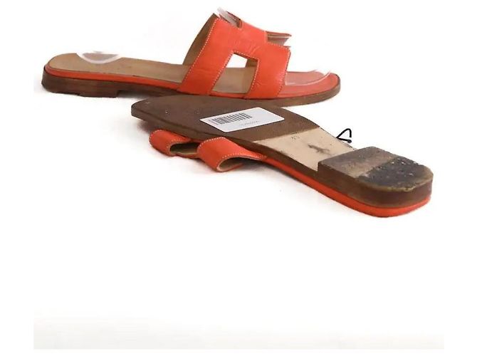 Hermès Sandali arancioni Arancione - vista 6