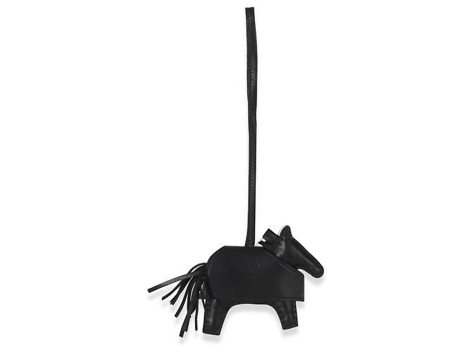 Hermès Black Milo Pele de Cordeiro com Tachas Grigri Rodeo Robeo Rock Charm PM - vista 2