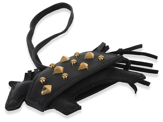 Hermès Black Milo Pele de Cordeiro com Tachas Grigri Rodeo Robeo Rock Charm PM - vista 6