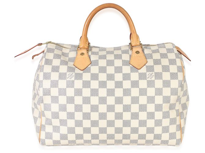 Louis Vuitton Damier Azur Canvas Speedy 30 Beige - Ansicht 2