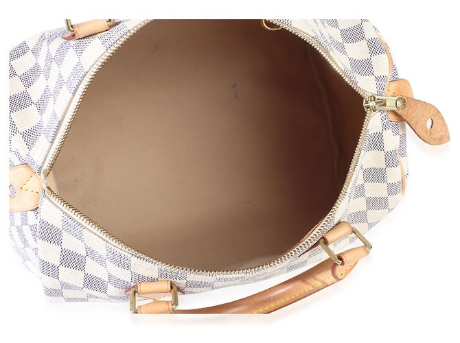Louis Vuitton Damier Azur Canvas Speedy 30 Beige - Ansicht 5