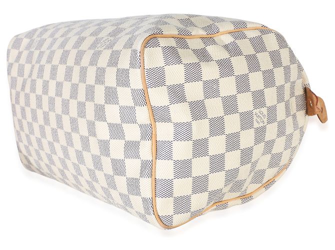 Louis Vuitton Damier Azur Canvas Speedy 30 Beige - Ansicht 6