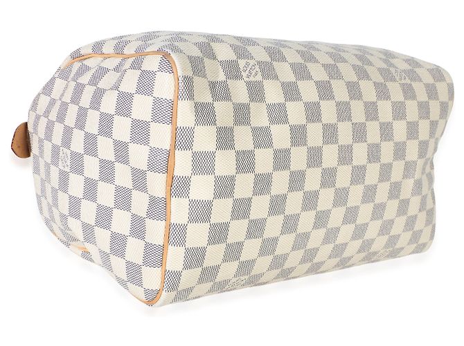 Louis Vuitton Damier Azur Canvas Speedy 30 Beige - Ansicht 7